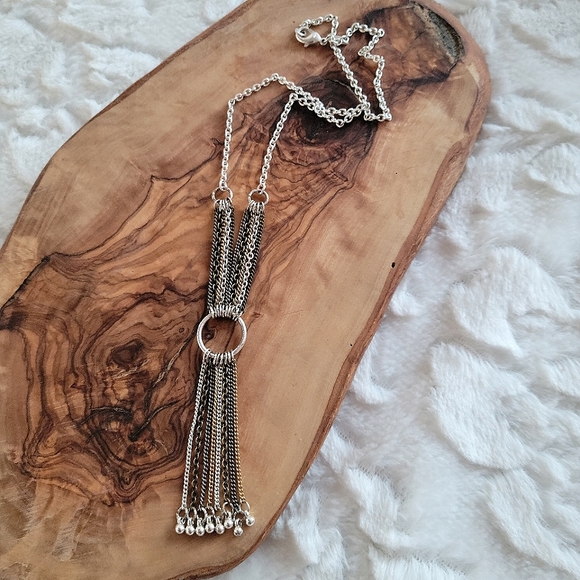 Mixed Metal Necklace - Picture 2 of 5